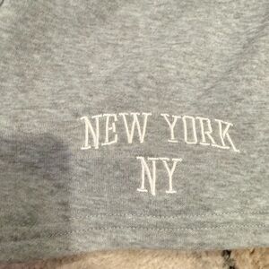 Gray T-Shirt with New York NY Print